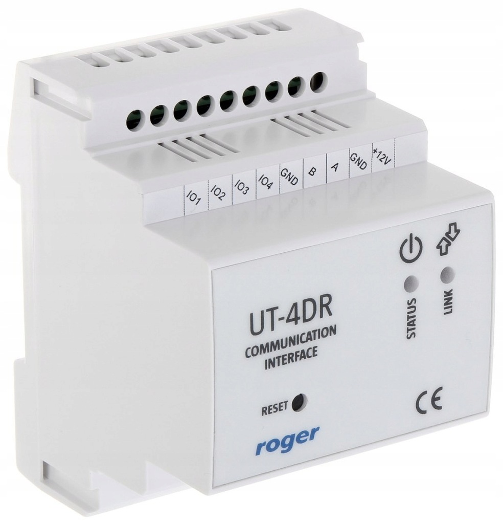 INTERFEJS KOMUNIKACYJNY UT-4DR LAN-RS485 ROGER