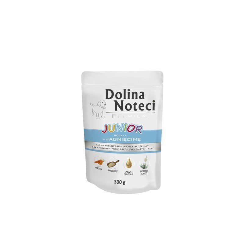 DOLINA NOTECI PREMIUM JUNIOR Karma Jagnięcina 300g