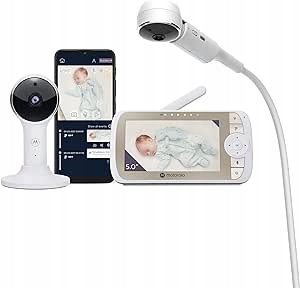 Motorola VM65X Video Monitor Dziecięcy, Biały, 5" Używana