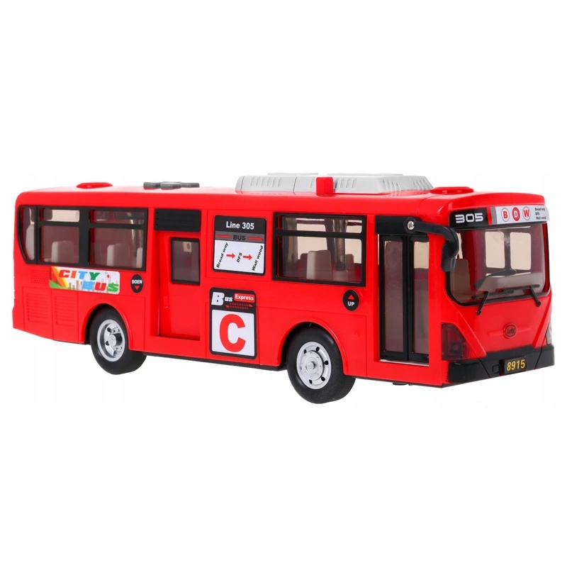 Interaktywny Autobus szkolny dla dzieci 3+