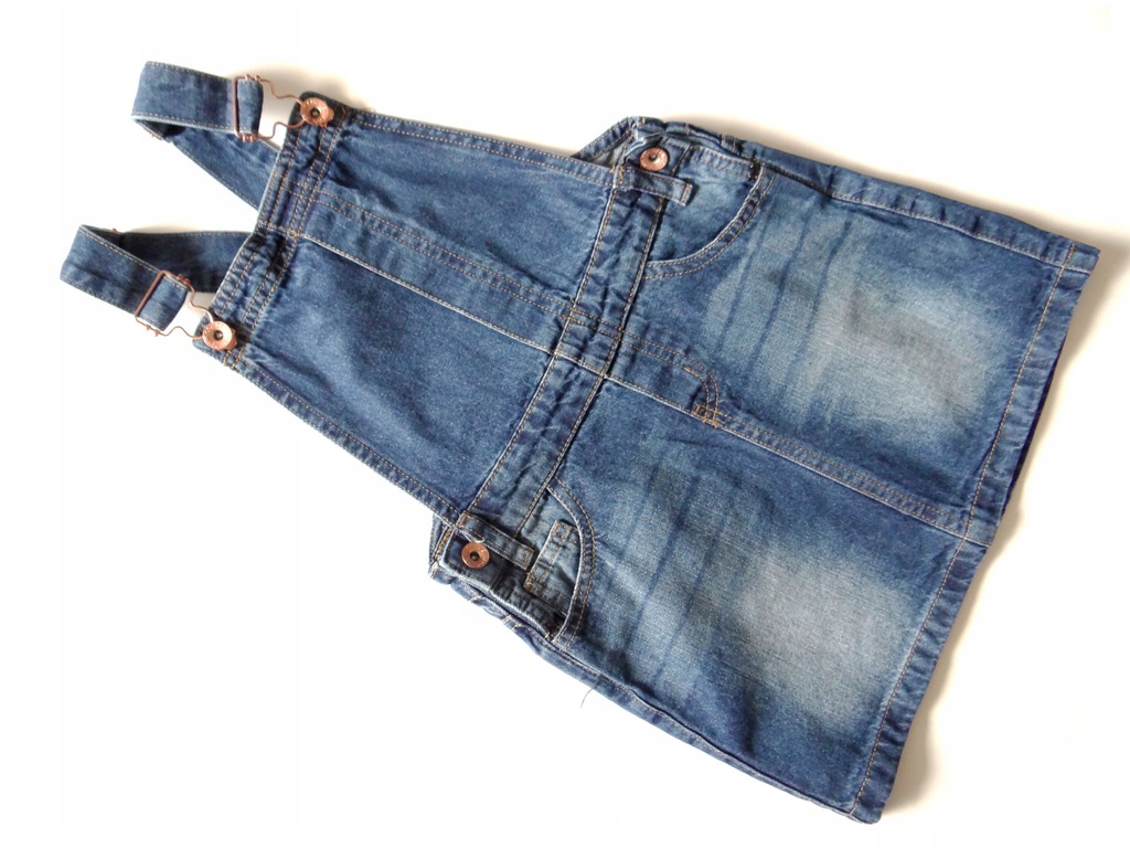 *DENIM*EXTRA OGRODNICZKA JEANSOWA*122 / 6-7 L