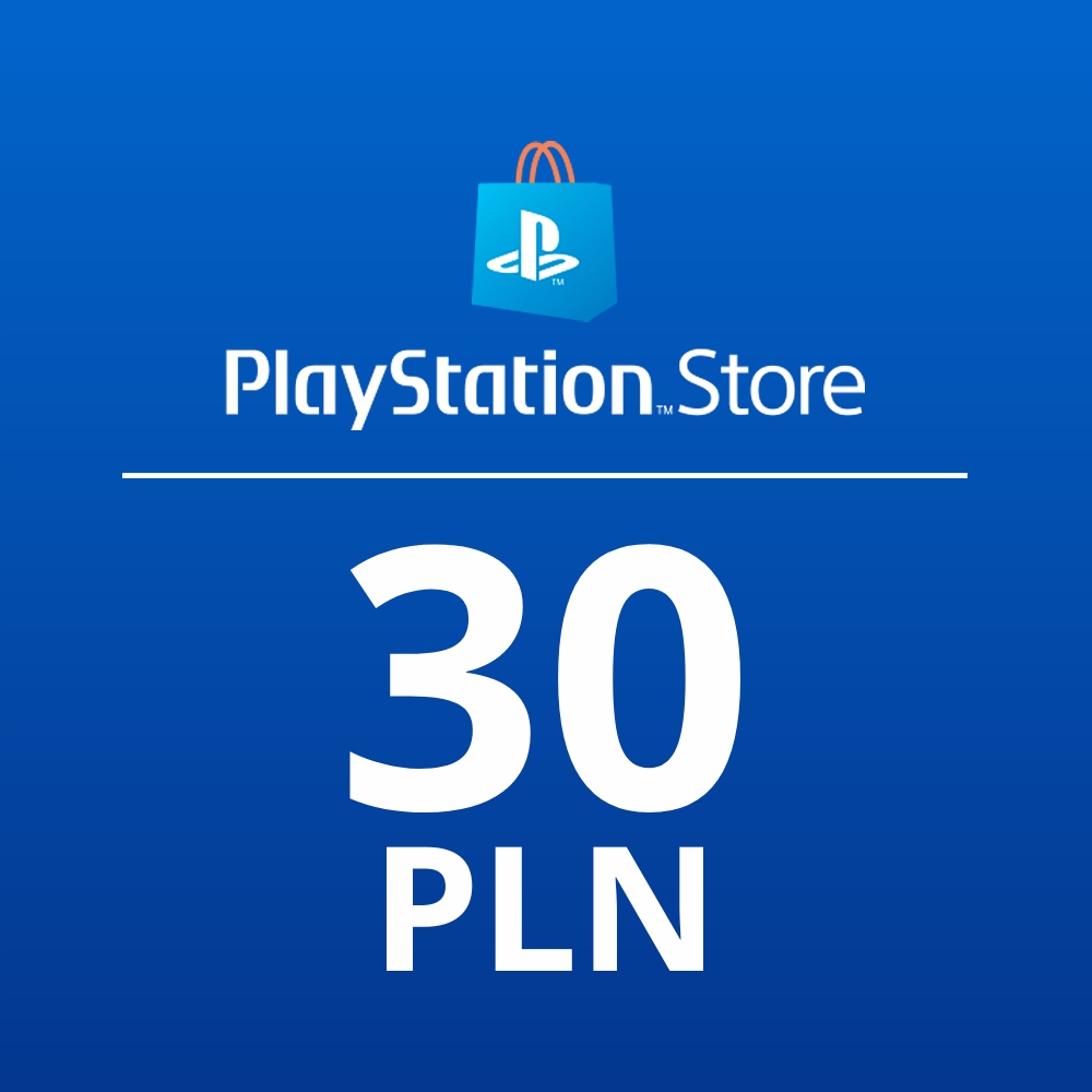 PLAYSTATION STORE 30 PLN ZŁ PSN KOD PS4