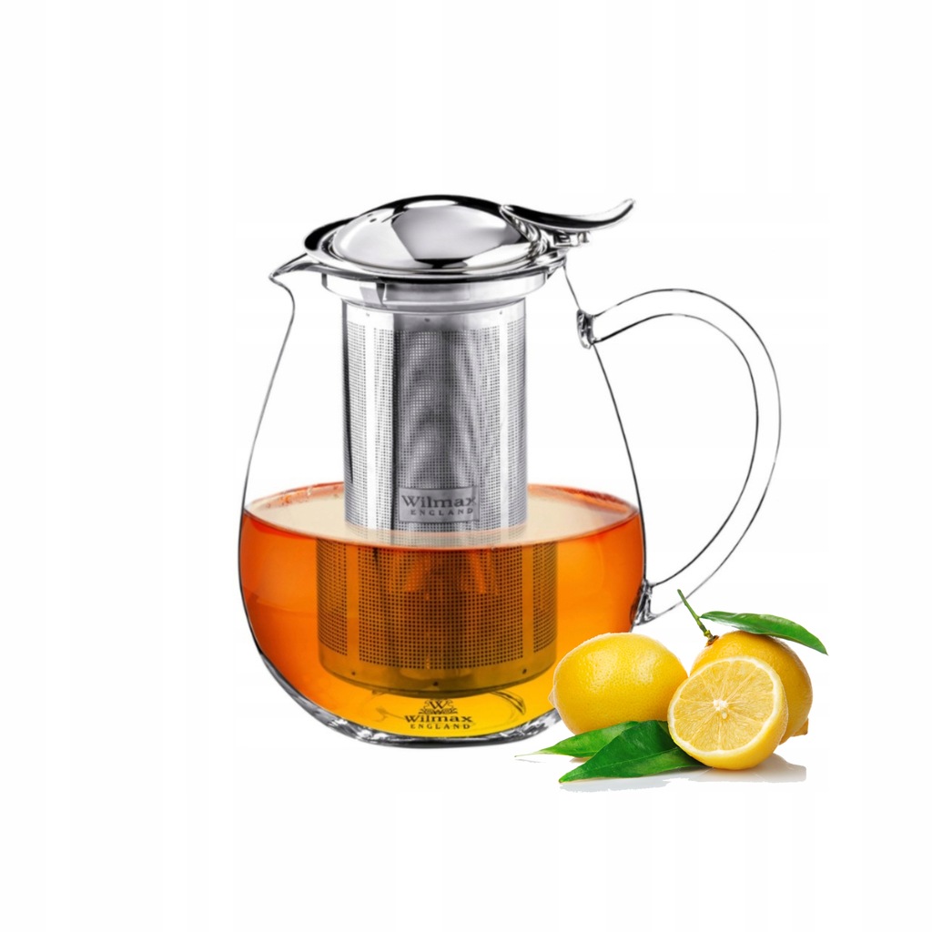 Zaparzacz do herbaty i zioł szklo termiczne Wilmax 1300 ml