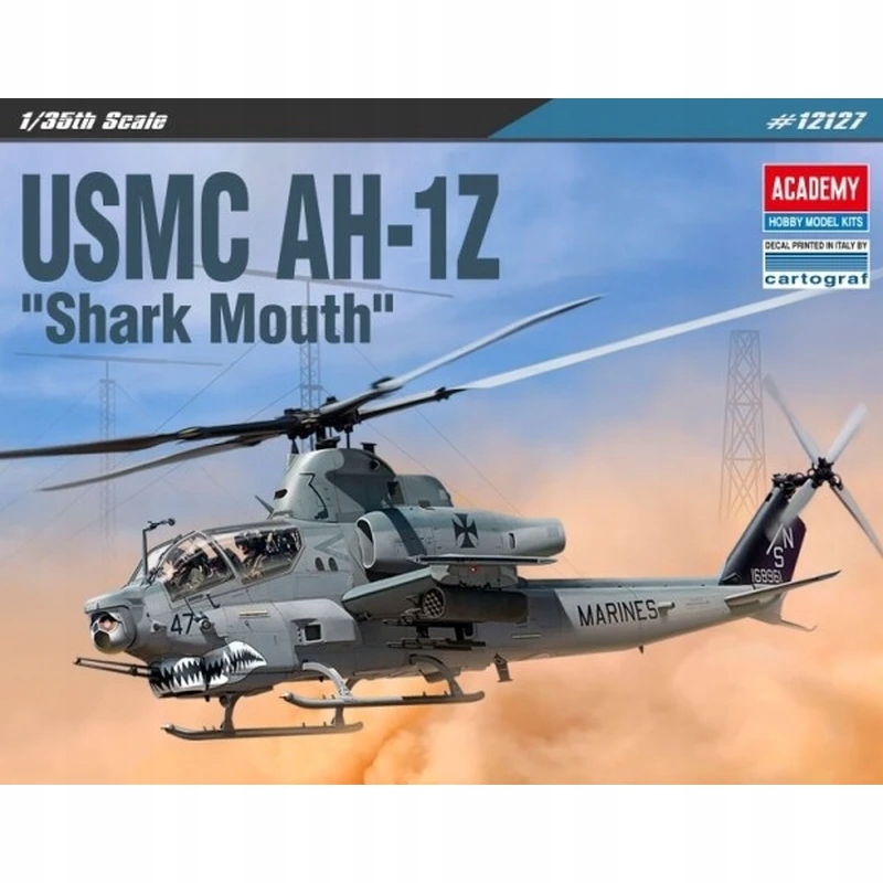 Model plastikowy USMC AH-1Z Shark Mouth