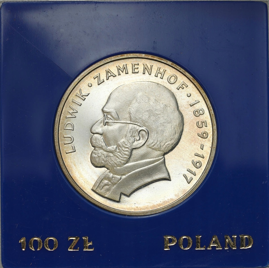 PRL. 100 złotych 1979 Ludwik Zamenhof – SREBRO