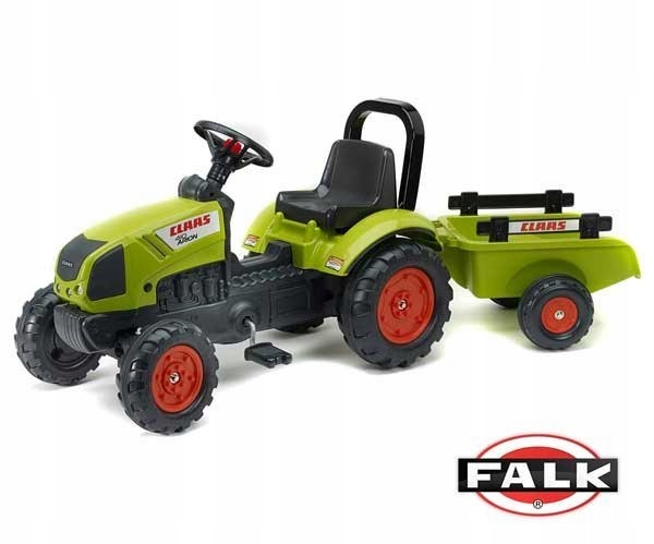 FALK TRAKTOR CLASS ARION 410 Z PRZYCZEPĄ MAŁY