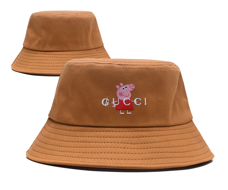 Męska i damska czapka rybacka Gucci Piglet Peppa