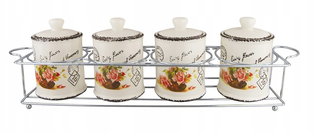 ZESTAW 4 POJEMNIKÓW NA PRZYPRAWY MAESTRO MR-20050-