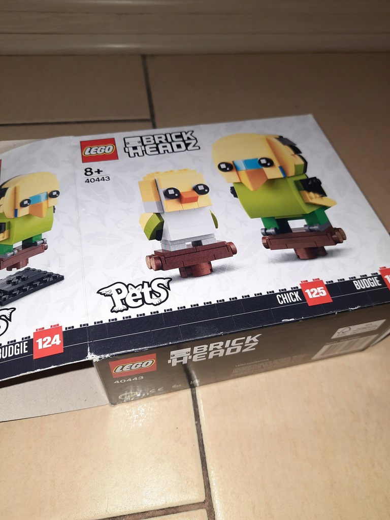 Pudełko puste po klockach Lego 40443 i instrukcja