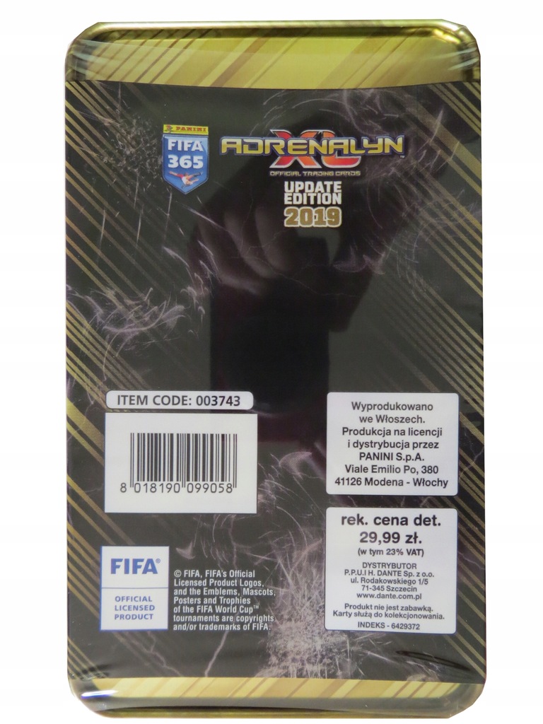 Купить ОБНОВЛЕНИЕ FIFA 365 2019 CAN SACHET CARDS LIMITED: отзывы, фото, характеристики в интерне-магазине Aredi.ru