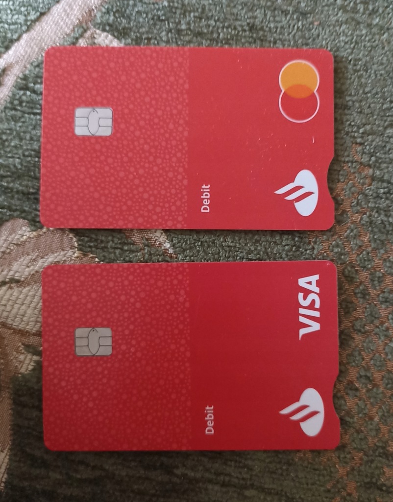 PIEKNA KARTA SANTANDER VISA LUB MASTER=TANIO ;-)