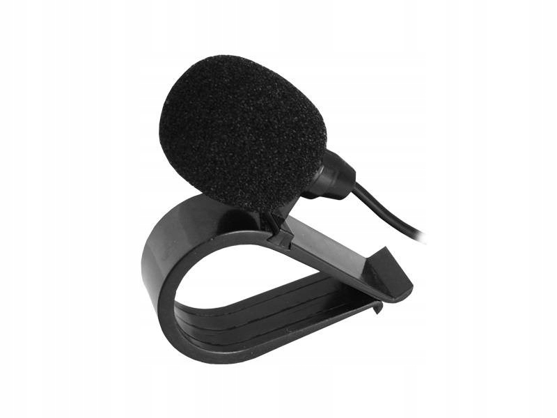 Mikrofon z klipem z wtykiem Jack 3,5mm mono z prze