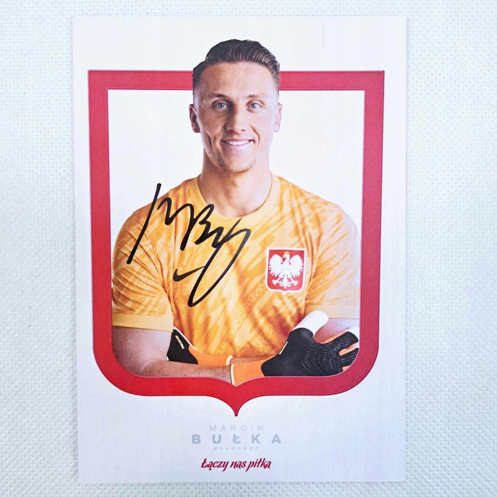 Marcin Bułka - Polska - karta z autografem (pol)