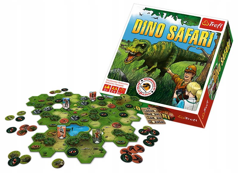 Dino Safari Gra Planszowa Trefl