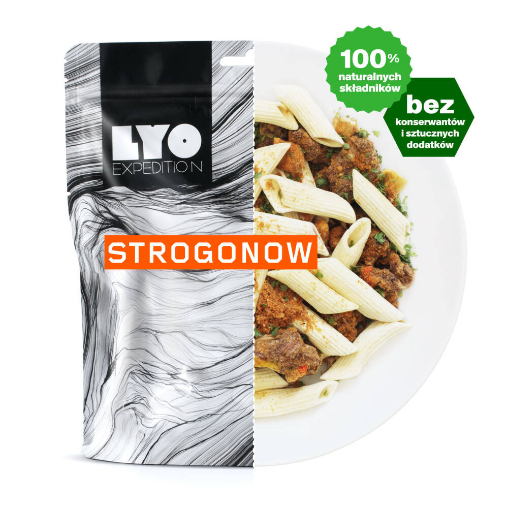 LYOfood Strogonow z makaronem 152 g | 500 g