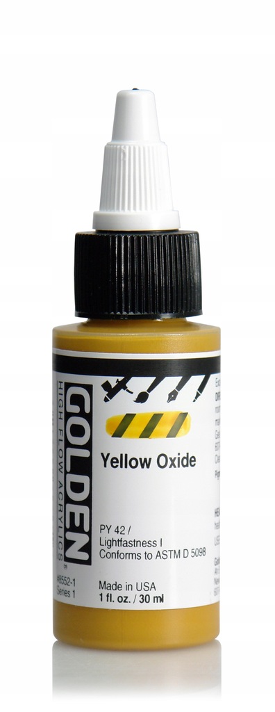 Golden HIGH FLOW Acryl 30ml Yellow Oxide