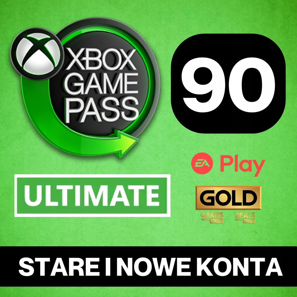 XBOX GAME PASS ULTIMATE 90 DNI 3X 30 LIVE GOLD KOD