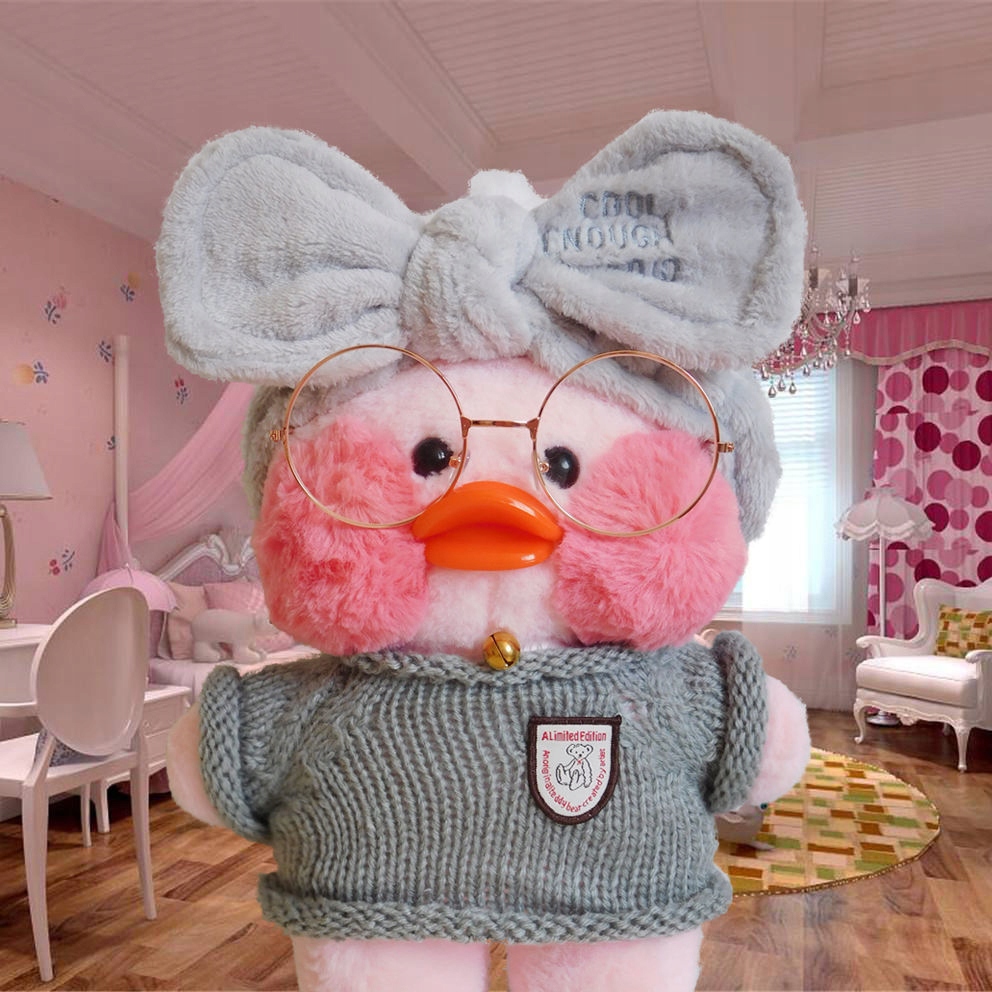 30cm Lalafanfan Cafe Duck Plush Toy Soft Doll