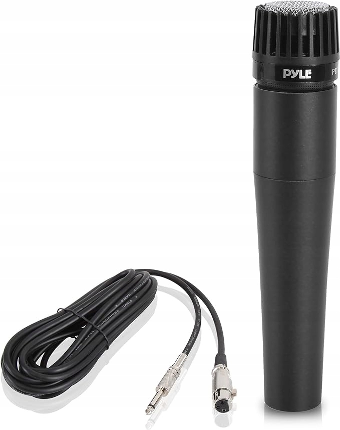 Mikrofon z dynamiczną cewką Pyle PDMIC78 czarny