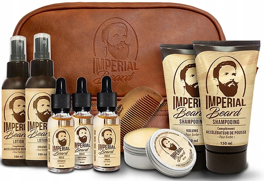 Zestaw dla mężczyzn, 10 produktów Imperial Beard Complete Kit