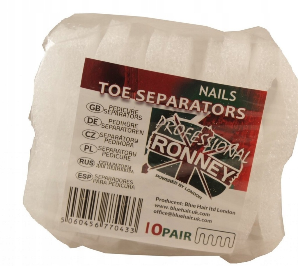 RONNEY - Separator do pedicure TOE SEPARATORS 10 p