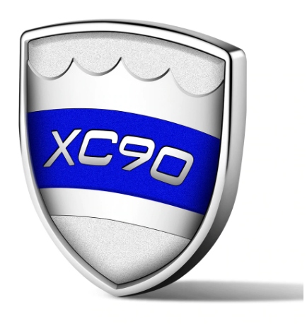 Volvo XC90 Emblemat znaczek słupek C Niebieski