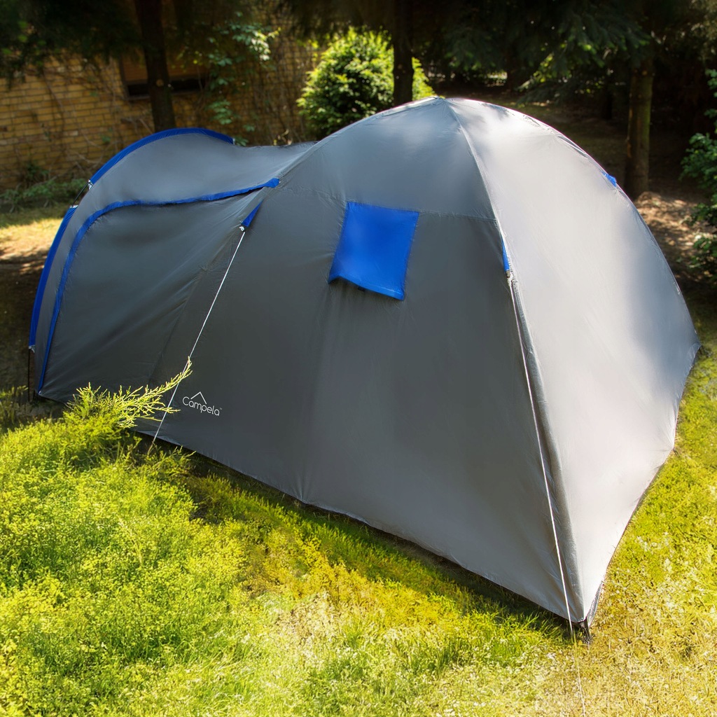 Купить ТУРИСТИЧЕСКАЯ ПАЛАТКА НА 4 ЧЕЛОВЕКА 355см CAMPELA 3000мм: отзывы ...