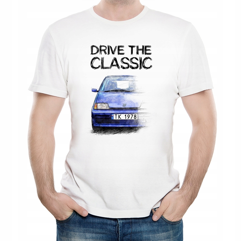 KOSZULKA Z NADRUKIEM PREZENT FIAT CINQUECENTO L