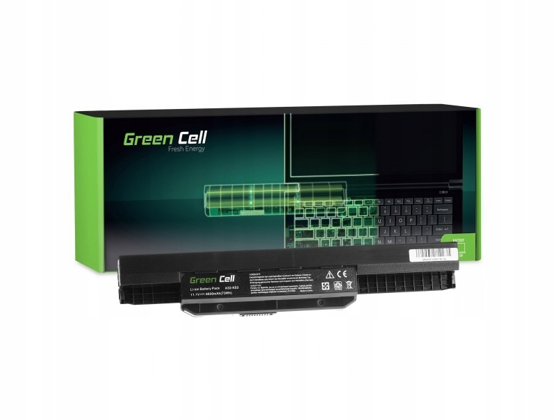 GREEN CELL Bateria do Asus A31-K53 11,1V 6600mAh