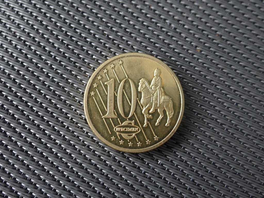 10 centów 2002 Wielka Brytania moneta próbna Euro