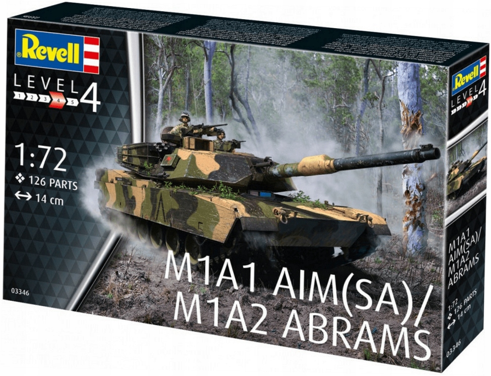 Model plastikowy M1A2 Abrams 1/72