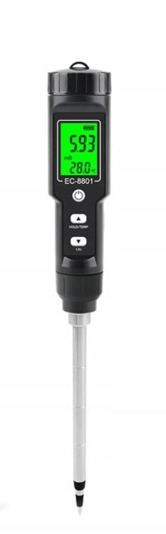 Miernik EC - tester temperatury gleby i zawartości