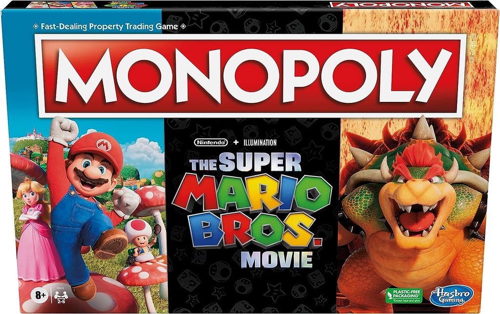 Gra Monopoly Super Mario Bros 0223F6818101 8l+ 32C258