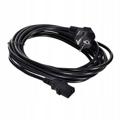 Kabel GEMBIRD PC-186-VDE-5M (C13 / IEC C13 / IEC 320 C13 - Schuko ; 5m; kol