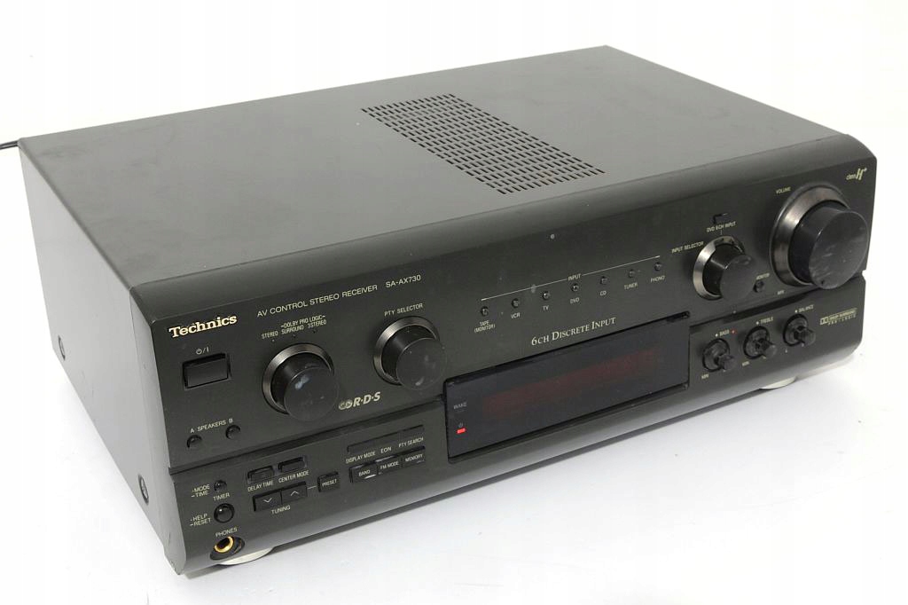 TECHNICS SA-AX730 FIRMOWY AMPLITUNER 5.1 RDS - USZKODZONY !