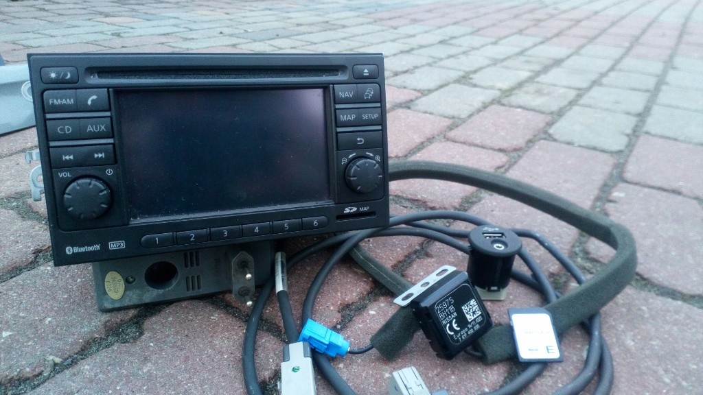 Nissan Qashqai radio nawigacja navi 7840362785