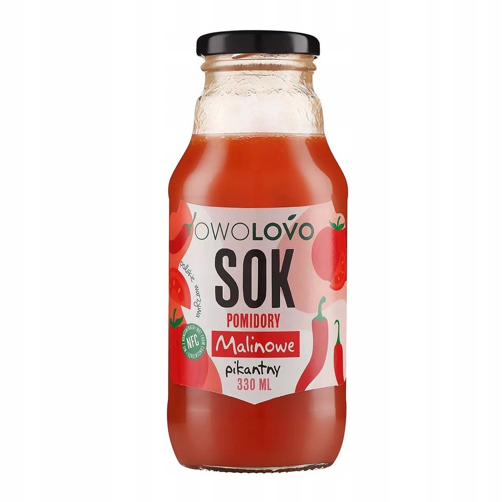 SOK POMIDORY MALINOWE PIKANTNY NFC 330ml