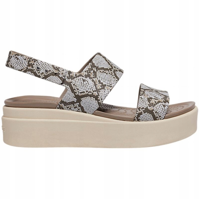 DAMSKIE Sandały Crocs Brooklyn Low Wedge W multi s