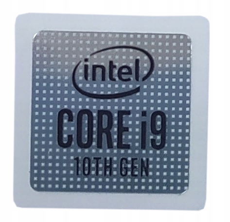 Naklejka Intel Core i9 10th Gen (2cm x 2cm)