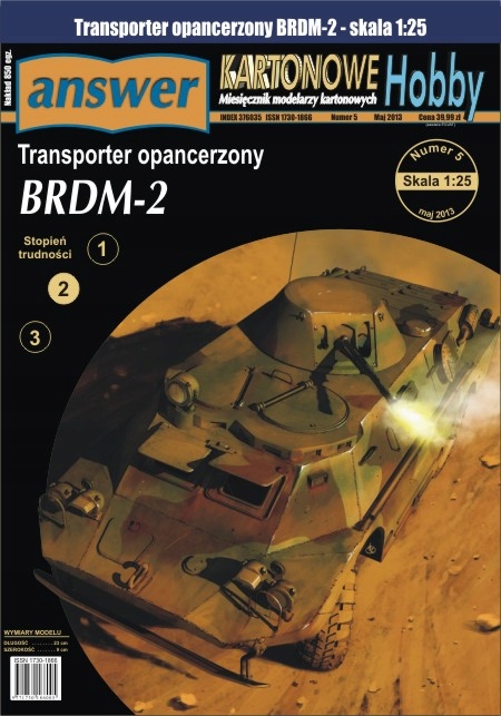1:25 Transporter opancerzony BRDM-2 ANSWER 12/2013