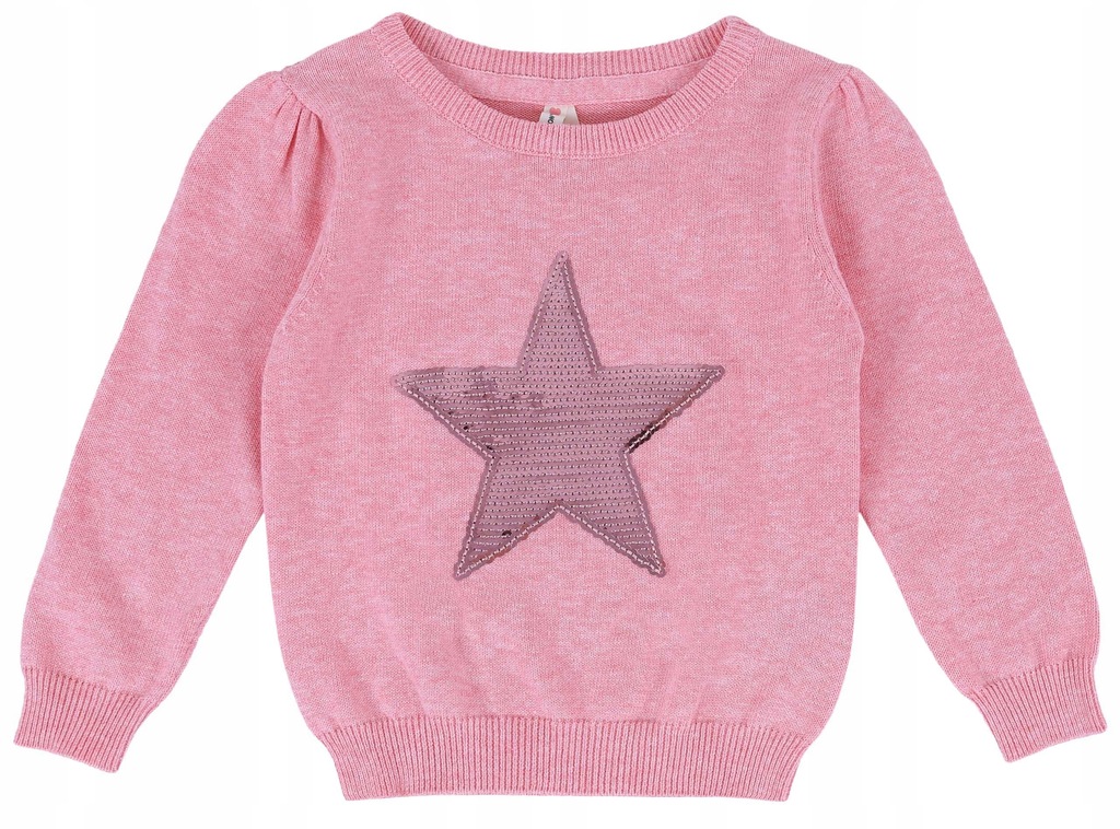 Różowy sweterek z gwiazdą PRIMARK 18-24 m 92 cm