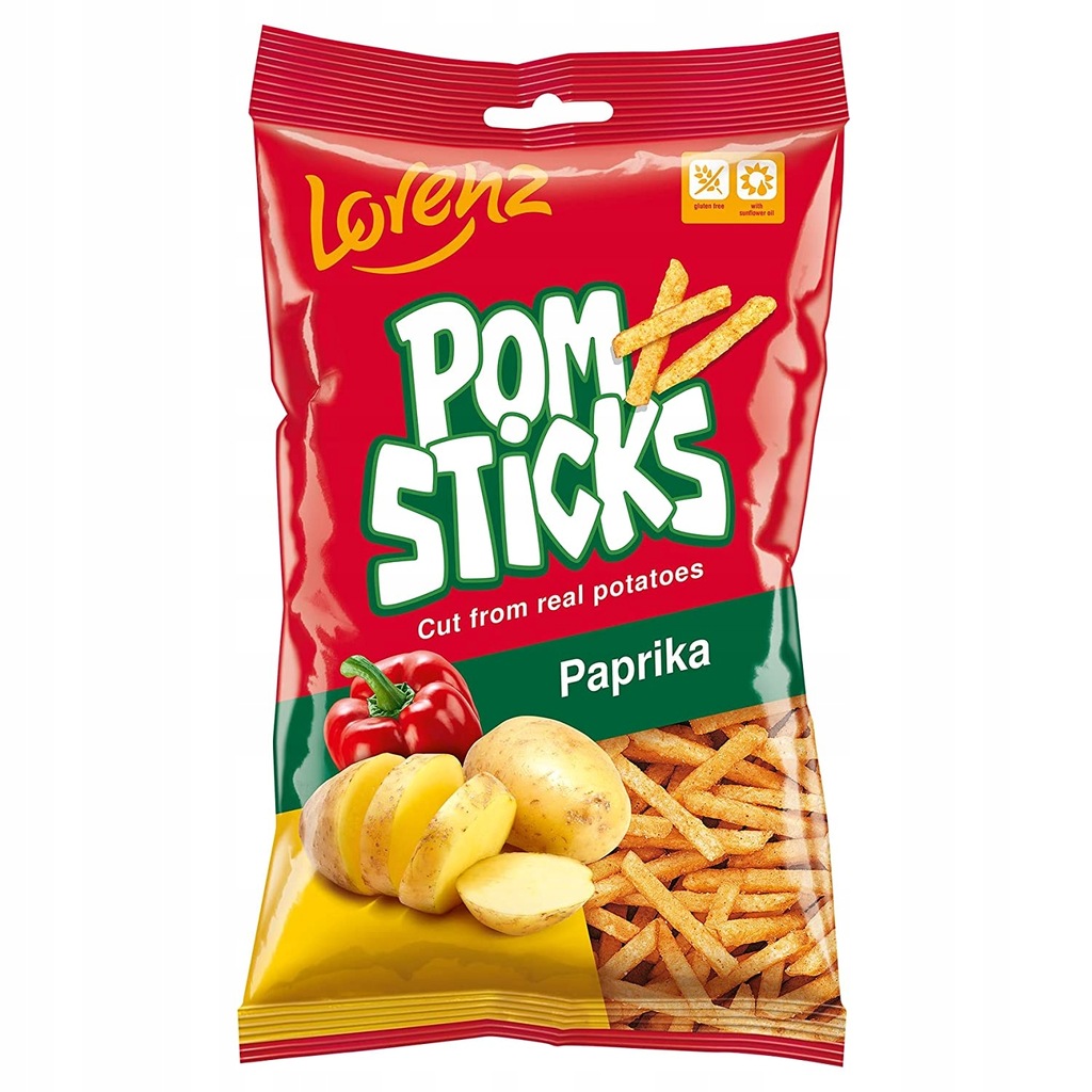 Lorenz POMSTICKS Paprika chipsy paprykowe cienkie