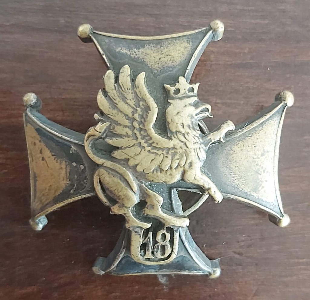 Odznaka 18 Pułk Ułanów Pomorskich ORYGINAŁ BCM