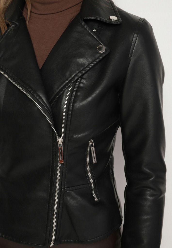 Born2Be Czarna Kurtka damska XXL Ramoneski