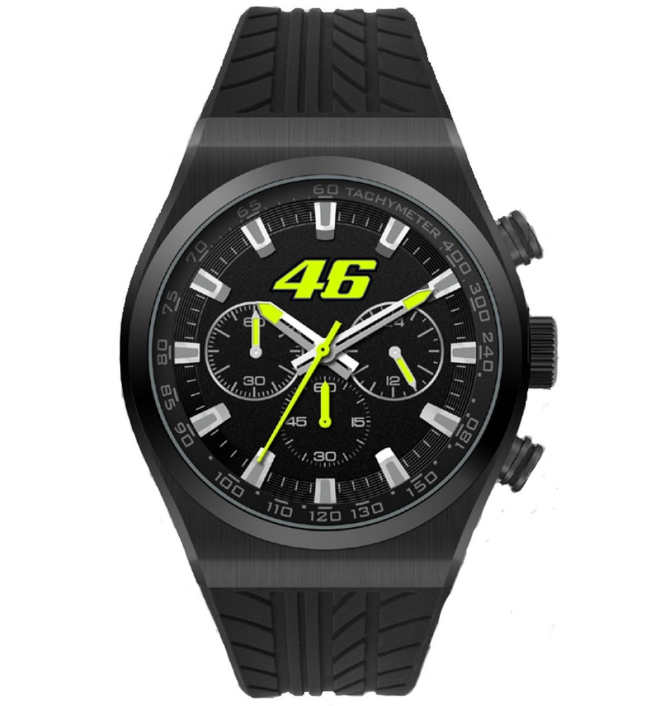 Zegarek VR46 Valentino Rossi Czarny VRUWW375904