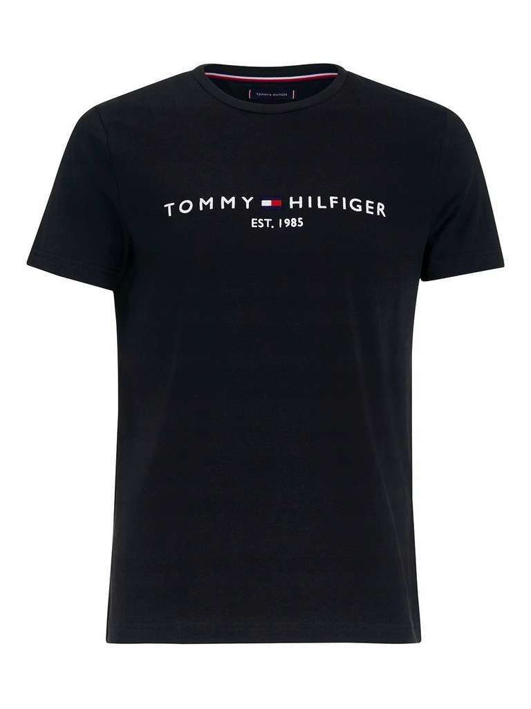 Tommy Hilfiger koszulka t-shirt czarny ORYGINAŁ