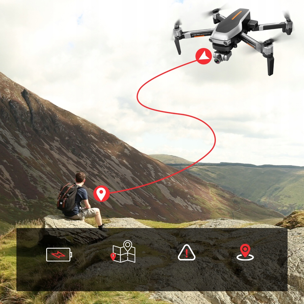 Купить EASOUL L109PRO ДРОН 5G HD 4K КАМЕРА GPS WIFI 1200M: отзывы, фото, характеристики в интерне-магазине Aredi.ru