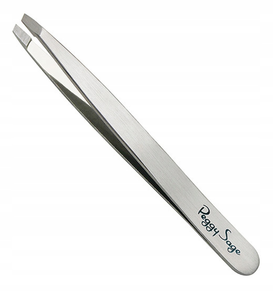 Peggy Sage Tweezers Profesjonalna pęseta do depilacji srebrna