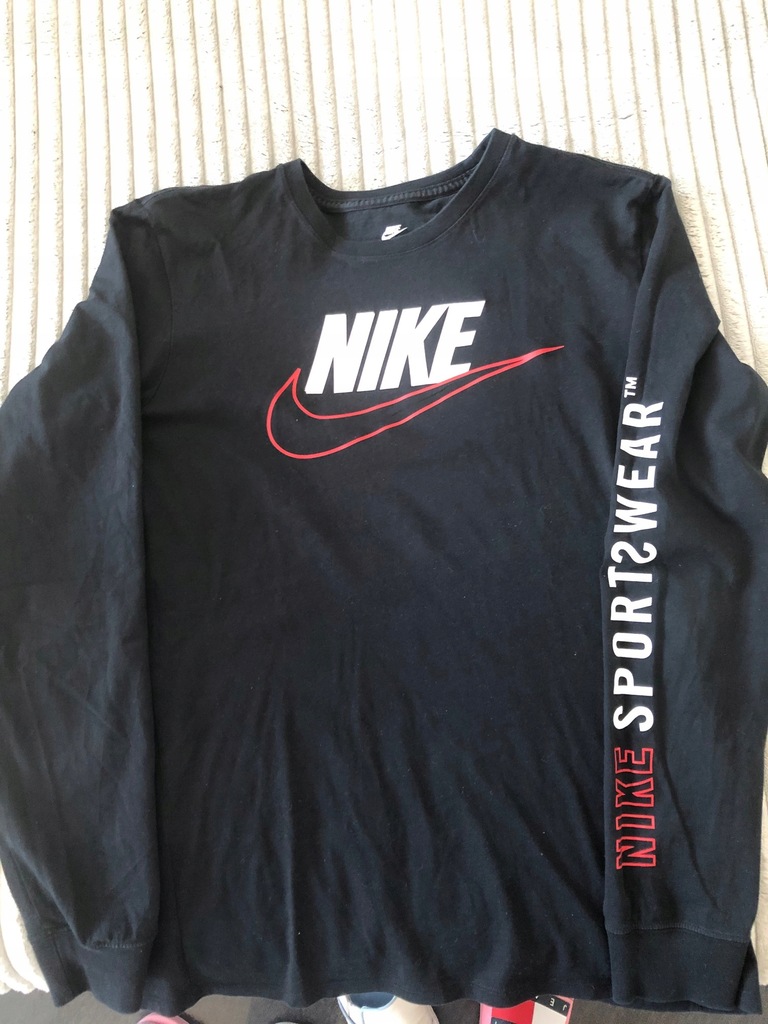 BLUZKA T-SHIRT Z DŁUGIM RĘKAWEM NIKE M