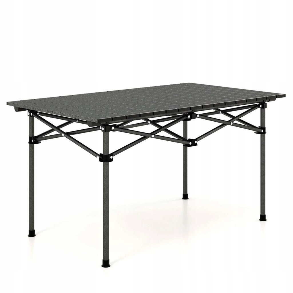 Aluminiowy stół kempingowy dla 4-6 osób 55x95x50